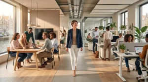 Home Illustratie van waarom werkgeluk belangrijk is voor bedrijven in relatie tot productiviteit, groei en duurzame prestaties.